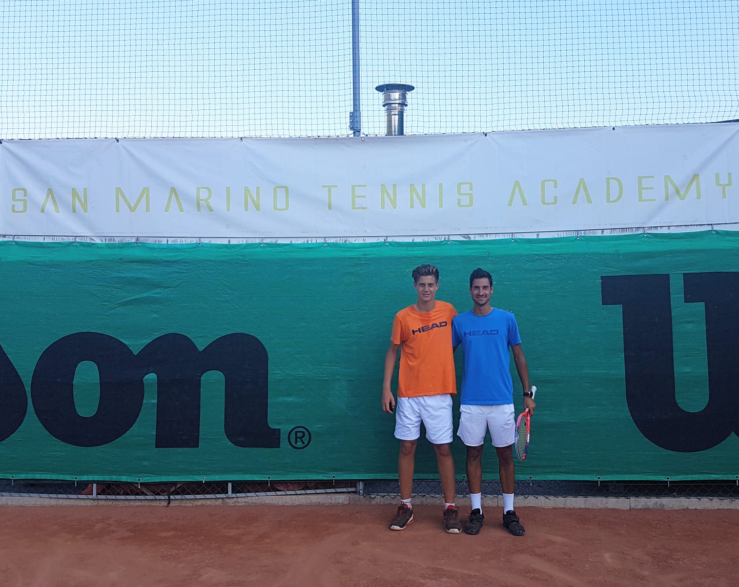 VITA DA ACCADEMIA Matteo Giordano al Tennis Europe di San Marino. In campo in singolo e in doppio