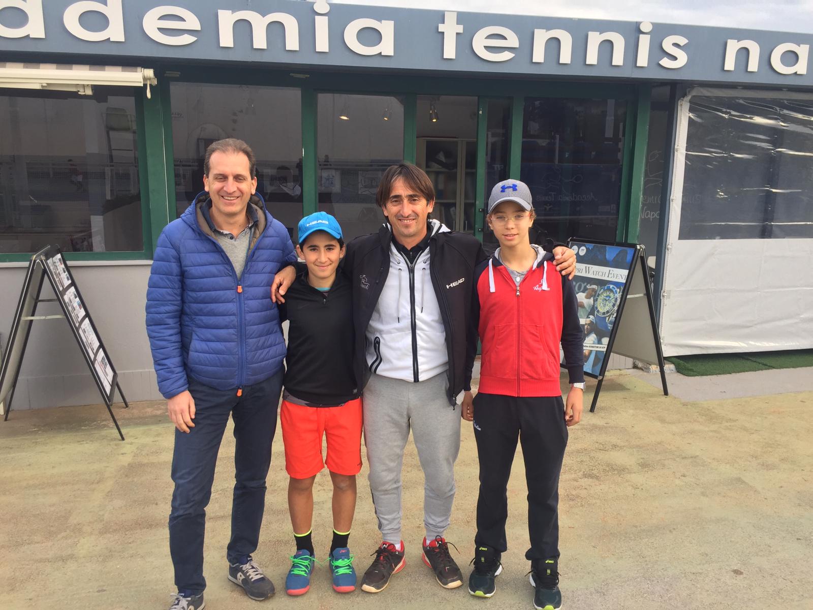 MONDO ACCADEMIA. Il presidente di Fit Liguria, Andrea Fossati, ospite dell’Accademia Tennis Napoli