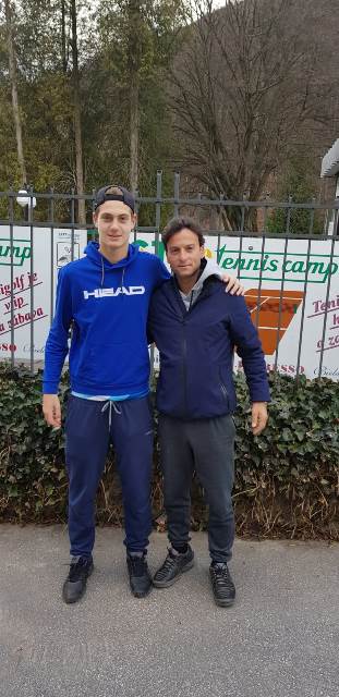 VITA DA ACCADEMIA. Matteo Giordano in gara nel Tennis Europe di Teplice in Slovacchia