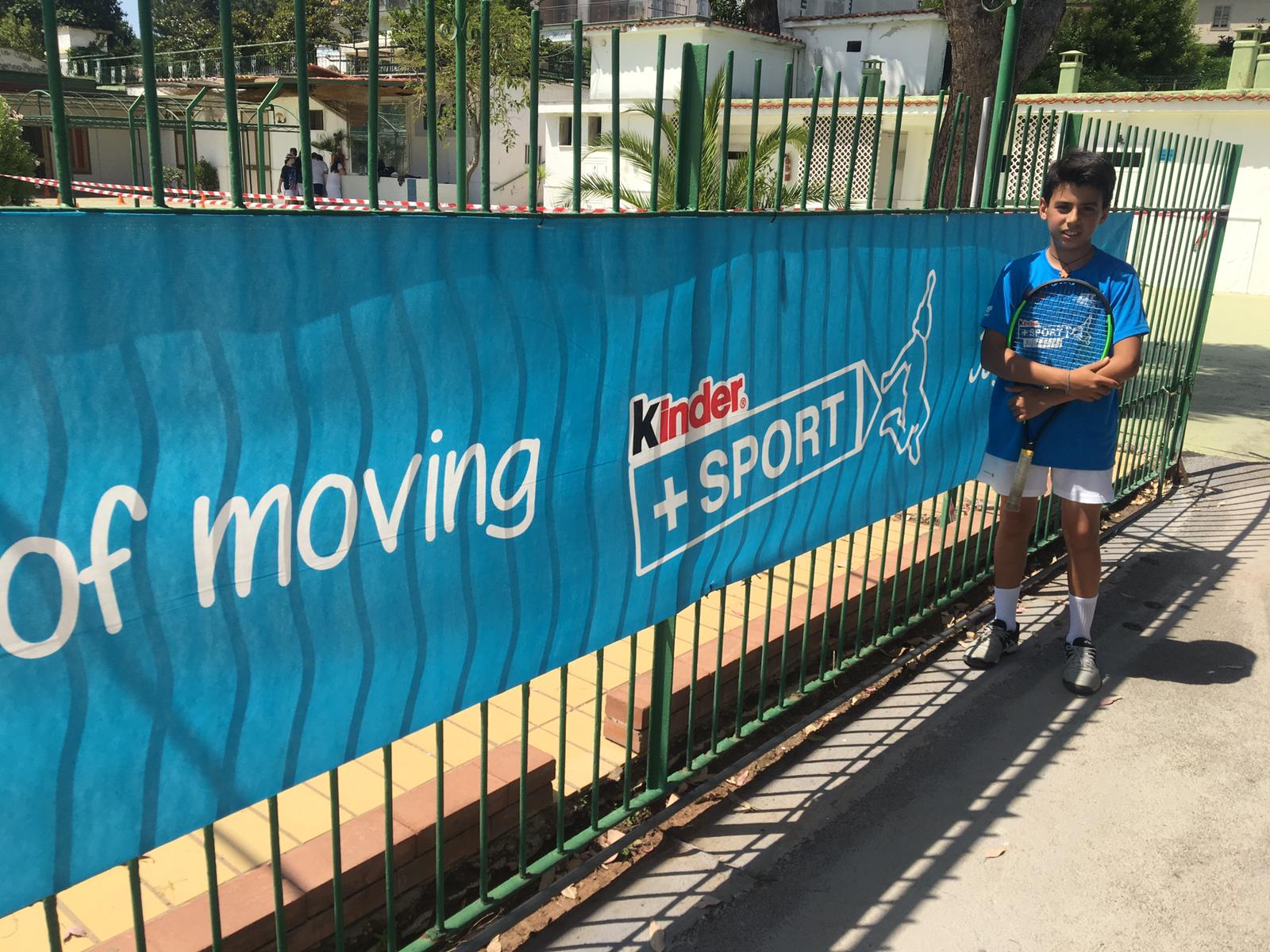KINDER TENNIS TROPHY GIOVANILE. L’Accademia Tennis Napoli riapre la corsa al Master di agosto a Roma