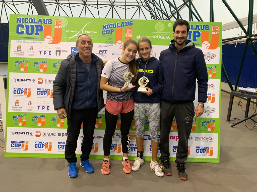 Tennis Europe: Francesca De Matteo semifinalista a Bari e vince il doppio